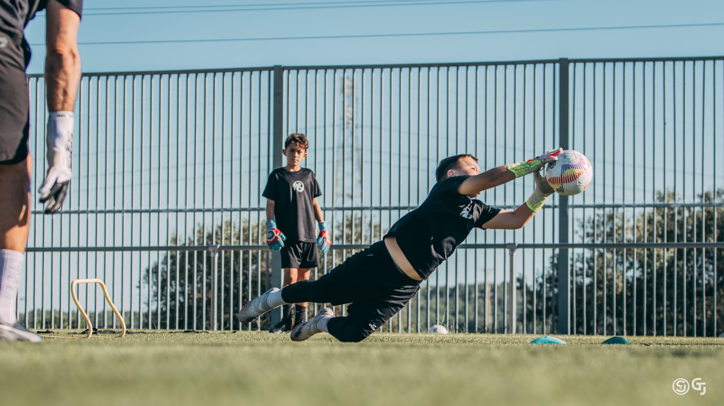 Entreno de porteros ML1 Academy